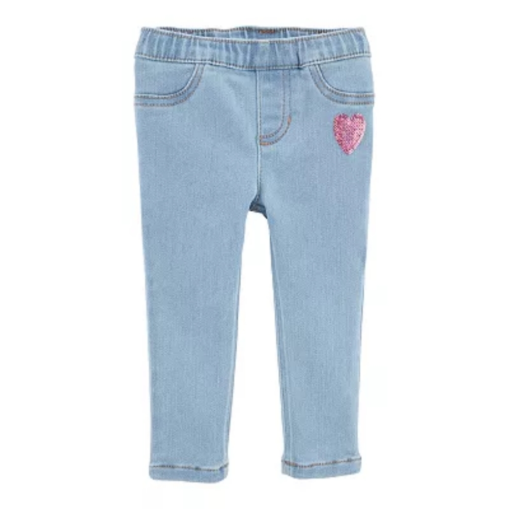 Carter's Heart Pull-On Jeggings in Toddler 24mo